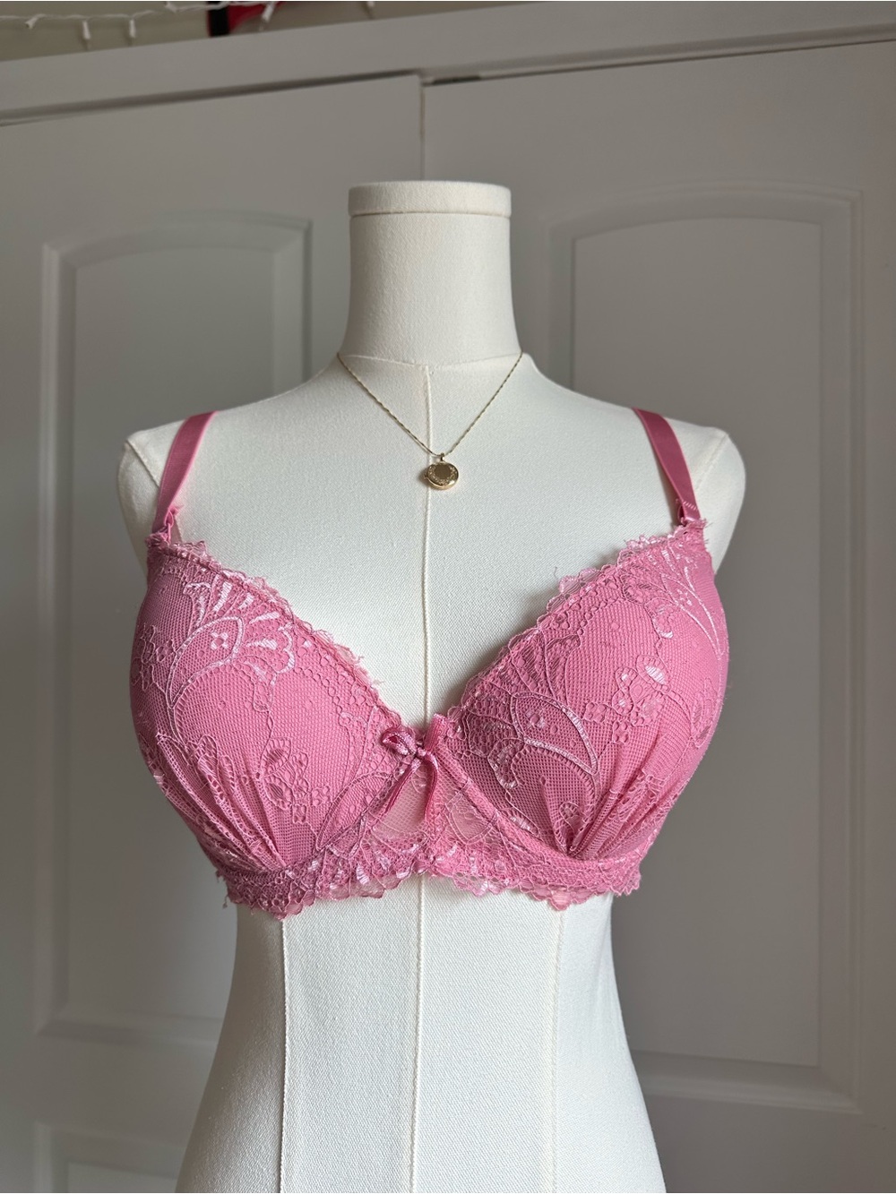 Lace Underwire Bra Bundle in Pink & White